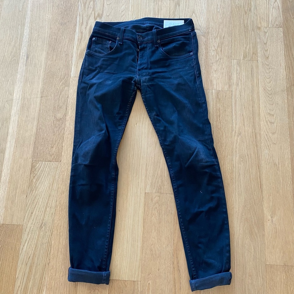 Rag & Bone Standard Issue Fit 1 Jeans Black